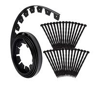 Kit de Bordure de Jardin 10M Bordure Instantanée Extérieure à Guichet Unique pour Pelouse Extérieure Extérieure