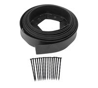 Kit de Bordure de Paysage Durable sans Creuser, pour de Beaux Jardins Fleuris, allées et pelouse (5 cm * 5 cm * 5 m)