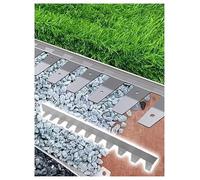 Kit de bordure de paysage No Dig - Bordure en acier robuste pour pelouses, jardins et parterres de fleurs