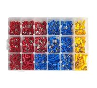 Kit de bornes de connexion, 280/480/720/1200/1500 pièces, anneau/cosses pressés à froid(1200pcs)