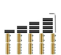 Kit de bornier à connexion rapide : connecteurs de fils en laiton et acier inoxydable 60 A/80 A avec tube thermorétractable, pour applications industrielles, automobiles et de câblage de commande (60