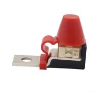 Kit de bornier de fusible de batterie 60-300 A avec capuchon isolant rouge pour voiture, marine, bateau - Bloc de fusible pour protection d'alimentation CC (1 ensemble) (100 A)