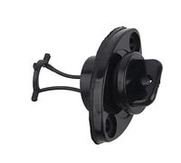 Kit de bouchon de vidange universel de haute qualité, bouchon de vidange durable, vis de bonde pour dériveur, kayak, canoë, bateau, plastique PVC noir 5,5 x 5,5 x 3,5 cm