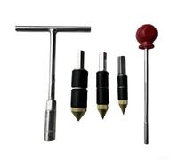 Kit de bouchon d'eau de tuyau avec technologie de joint thermofusible pour réparations de plomberie, outil d'arrêt de fuite réutilisable en acier au carbone résistant à la rouille avec clé (A)