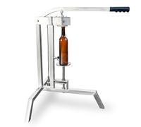 Kit de bouchon manuel en acier inoxydable pour bouteilles de vin de 375 à 750 ml, hauteur réglable, idéal pour la maison et les petits vignobles