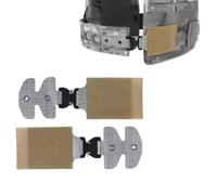 Kit de boucle tactique en alliage d'aluminium robuste pour plaque PC V5, accessoires à dégagement rapide pour gilet cerceau et panneau à boucle (T)