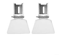 Kit de bouclier de sécurité pour meuleuse d'établi en acier inoxydable et ABS - Protection des yeux pour meuleuses d'angle de type banc de 125 mm, 2 pièces avec supports de montage