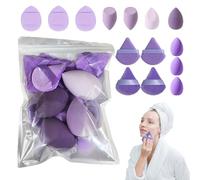 Kit De Bouffée Cosmétique - Éponge De Finition Aérographe, Applicateur De Mélange Sans Couture, Outil De Maquillage En Velours | Conception D'absorption De Crème De Contour De Précision, Sébraison De