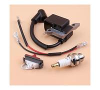 Kit de Bougie d'allumage et Interrupteur d'arrêt for tronçonneuses 136, 137, 141, 36, 41, 26, 23