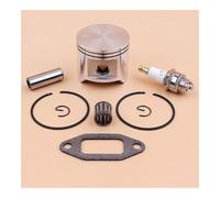 Kit de Bougie d'allumage for Piston, axe, circlip, 48 mm, Compatible avec Les pièces de Rechange for Moteur de tronçonneuse 365 OEM 503 69 13 03 503691303