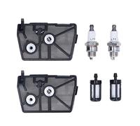 Kit de bougies d'allumage avec filtre à Air et carburant, 2 jeux, 1118 120 1611 pour tronçonneuse 028 028Q 028W 028WB