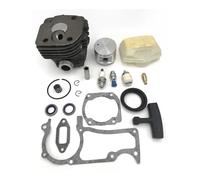 Kit de Bougies d'allumage for Moteur de tronçonneuse 365/362, Cylindre et Piston de 48 mm, Filtre à air, Joint de Tuyau, pièces de Rechange