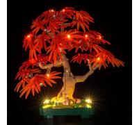 Kit de bougies LED compatible avec LEGO 10348 Érable rouge japonais Bonsaï Arbre (pas de modèle), kit d'éclairage décoratif compatible avec Lego Japonais Érable Rouge Bonsaï Arbre Jouet créatif