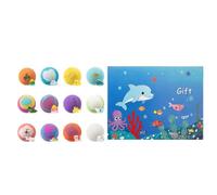 Kit de boules de bain pétillantes - Pack de sphères de lavage multicolores, ensemble surprise de cachés, unités à bulles nettoyantes pour le corps, ensemble de jeu pour l'heure du bain | Le sys