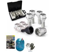 Kit de boulons antivol pour jantes en alliage, kit 4 broches + 1 arad, compatible avec Citroën C6, C3 Multispazio, C4 Gran Picasso, C4 Cactus à partir de 2003 (ZH4) Jeu de boulons pour pneus de