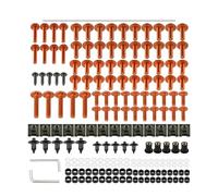Kit De Boulons Carénage 177 Pièces pour Yam&aha Xvs 650 1100 Aerox 50 155 Aerox155 Raptor 700 LTZ 400 Xmax300 300(Orange)