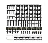Kit De Boulons Carénage 177 Pièces pour Yam&aha Xvs 650 1100 Aerox 50 155 Aerox155 Raptor 700 LTZ 400 Xmax300 300(Black)