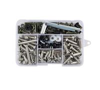 Kit De Boulons Carénage Boulons De Carénage pour Pare-Brise Moto pour Ducati Monster S2R S4R 900 1100 Multistrada 1000 1200 Kit Vis Fixation pour Carrosserie en Acier Attaches Rondelles(177pcs)