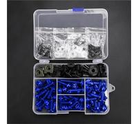 Kit De Boulons Carénage Clips Fixation Vis Pour Yamaha YZF R1 R3 R6 R6S R25 FZ1 FZ6 FZ8 MT07 MT09 FZ07 FZ09(Blue2)