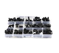 Kit De Boulons Carénage Vis De Carénage pour Moto pour pour CBR1000RR pour CBR 1000RR 2012-2016 Kit Complet D'écrous, Clips Et Rondelles en Acier Attaches Rondelles(Noir)