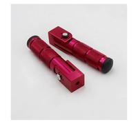 Kit de boulons de carénage 1 Paire De Repose-pieds Arrière De Moto Modification De Pédale Repose-pieds Arrière Pliable Véhicule Tout-terrain Universel(ROUGE)