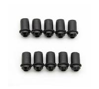 Kit de boulons de carénage 10Pièces 5mm Pare-brise Boulon Vis Pour YZF R1 R6 R3 R25 XJ6 FJR1300 XT600 TDM 850 900(Noir)