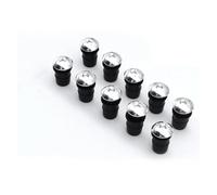 Kit de boulons de carénage 10pièces/Set Kit Moto M5 15mm Métrique Caoutchouc Puits Écrous Pare-brise Carénage Capot Moto Vis Boulons(A-ARGENT)