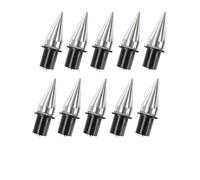 Kit de boulons de carénage 10pièces Universel Moto Spike Boulons Pare-brise Carénages Plaque D’immatriculation M5 5mm Vis Montage Écrous Vis Boulons Accessoires(ARGENT)