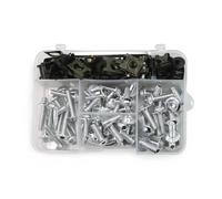 Kit de boulons de carénage Complet pour Moto Yamaha XMAX300 et XMAX250 (2017-2020) : Clips, écrous et vis en Acier Inoxydable. Jeu d'outils Inclus.