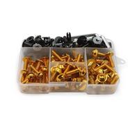 Kit De Boulons De Carénage De Moto pour Y&amaha YZFR1 R1M R25 R6 R125 R15 FZ1 FZ6 MT10 MT07 FZ07(Gold)