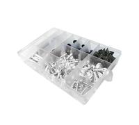 Kit De Boulons De Carénage De Moto, Vis Pour VERSYS 650 Pour NINJA 300 400 650 ZX6R Pour VULCAN S 650 ZX10R KLX250 Z900 Z800 Acier(Argent)