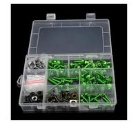 Kit de boulons de carénage Moulages De Moto Vis Boulons Ensemble Complet Décoration Pour T Max 500 2001 2007 Tdm 900(VERT)