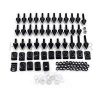 Kit de boulons de carénage noirs pour Yamaha YZF R1 YZF-R1 YZF-R1 YZFR1 YZFR1 2004 2005 2006