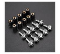 Kit de boulons de carénage Pour F650GS F800GS F800R R1200R R1200GS S1000R S1000XR K1300R R Neuf T Scrambler 5MM 10Pièces Pare-brise Déflecteurs Boulons(ARGENT)