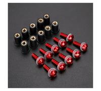 Kit de boulons de carénage Pour F650GS F800GS F800R R1200R R1200GS S1000R S1000XR K1300R R Neuf T Scrambler 5MM 10Pièces Pare-brise Déflecteurs Boulons(ROUGE)