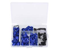 Kit De Boulons De Carénage Universel 158 Pièces Avec t Rondelles En Aluminium De Accessoire Moto Pour Carénages Milieux Bas Arrière Pare Brise Et Plus
