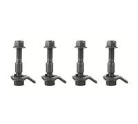 Kit de Boulons de Carrossage Réglables, 12mm Acier, Vert Armée, Alignement des Roues, Universel, 5 Pièces