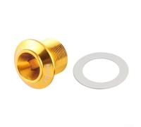 Kit de boulons de manivelle de rechange M30 auto-extractibles conçus pour SRAM pour pédaliers compatibles DUB pour un ajustement sûr et fiable (doré)