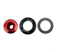 Kit de boulons de manivelle en alliage d'aluminium M30 pour SRAM pour DUB, auto-extractible, comprend tous les composants boulon, écrou, joint pour une utilisation facile (rouge)