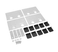 Kit de Boulons de Valve de Plaque de Déflecteur de Carter D'huile, Rabat en Caoutchouc Universel pour Réduire L'usure par Friction pour les Voitures