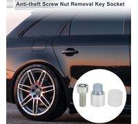 Kit De Boulons De Verrouillage De Roue Avec Boulon Pour Audi A4L A5 A6L Q2L Q3 Q5 Q7 A8 Type X Clé De Déverrouillage D'Écrou Antivol De Roue 1 Ensemble