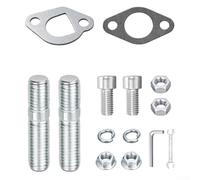Kit de boulons d'échappement et goujons pour moteurs Predator 79 cc, 98 cc, 99 cc, 100 cc, 196 cc, 212 cc, 224 cc, y compris pour GX160, CT200U, BT200X, CT100U, MB200 (1 lot)