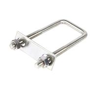 Kit de boulons en U carrés, Pince en U for tube carré à angle droit M10 acier inoxydable 304, plusieurs tailles(M10x70x100mm)