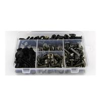 Kit De Boulons Et Vis De Carénage pour Moto pour K&awasaki ZX14R ZZR1400 2012-2024 : Clips De Fixation, Vis Et Écrous De Pare-Brise Écrous boulons et Vis(Titane)