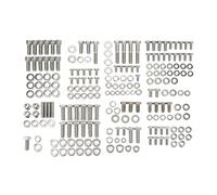Kit de boulons hexagonaux de moteur en acier inoxydable, 211 pièces, haute résistance et durables pour petits moteurs à bloc 265 283 305 327 350 400