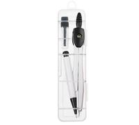 Kit de boussole d'examen simple | Kit de de géométrie de précision | Boussole à dessin en métal pour mathématiques, dessin et cercles | Idéal pour les étudiants et les professionnels
