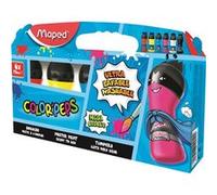 Kit de bouteilles de peinture gouache Maped Color'Peps 6 x 75 ml G