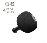 Kit de bouton amélioré compatible avec les moulinets BULL's Eye 5080 9100 9120 5050 avec roulements à billes et fixation (EVA noir)