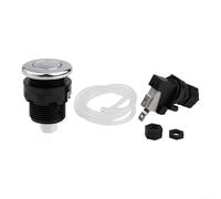 Kit de bouton de commutation pneumatique efficace pour baignoires à jet compatible avec les pompes de spa et les broyeurs de déchets alimentaires (34 mm)