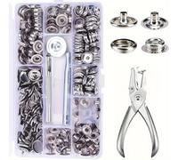 Kit de boutons à pression en toile de 15mm, 240 pièces, boutons à pression de qualité Marine en acier inoxydable pour couverture de bateau, produits de couture du cuir, tente 240pcs
